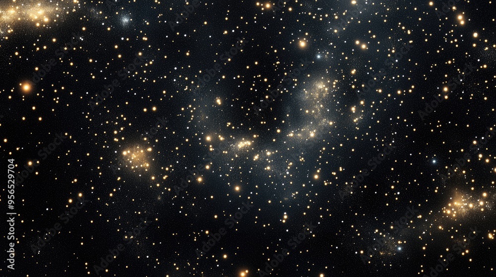 Night sky with stars as background in a 3D cartoon rendering Night sky with stars as background in a 3D cartoon rendering