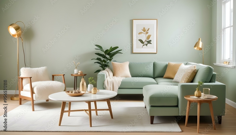 Photo interior modern design room 3d illustration Photo interior modern design room 3d illustration