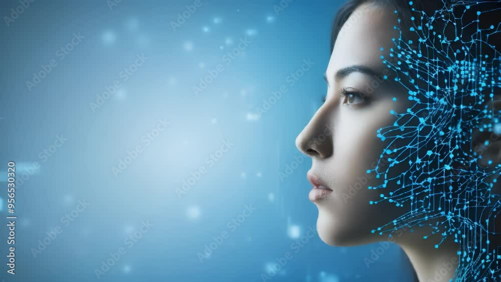 AI Technology Concept. AI Technology Concept.