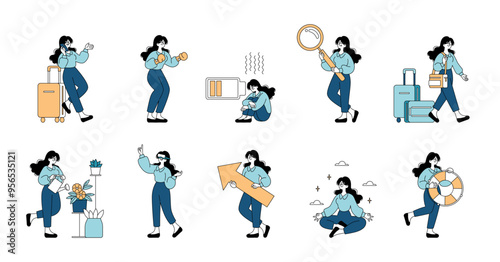 Business People. Flat Vector Illustration
