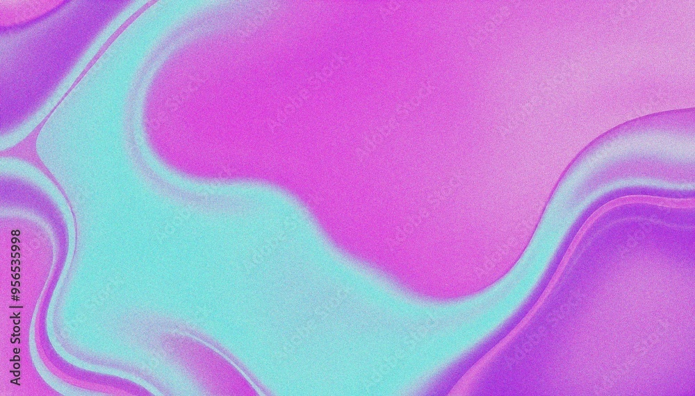 Colorful Iridescent Holographic Foil, with shiny vibrant, grainy noise effect texture abstract purple and blue fluid shapes against a light background Colorful Iridescent Holographic Foil, with shiny vibrant, grainy noise effect texture abstract purple and blue fluid shapes against a light background