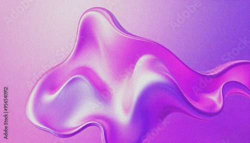 Colorful holographic background. purple hologram background. violet shiny texture., with grainy noise effect abstract purple and blue fluid shapes against a light background