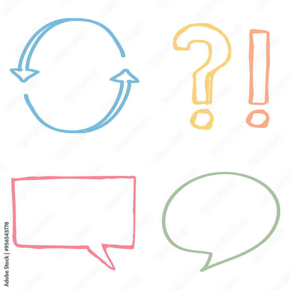 Business speech bubbles png colorful collection Business speech bubbles png colorful collection