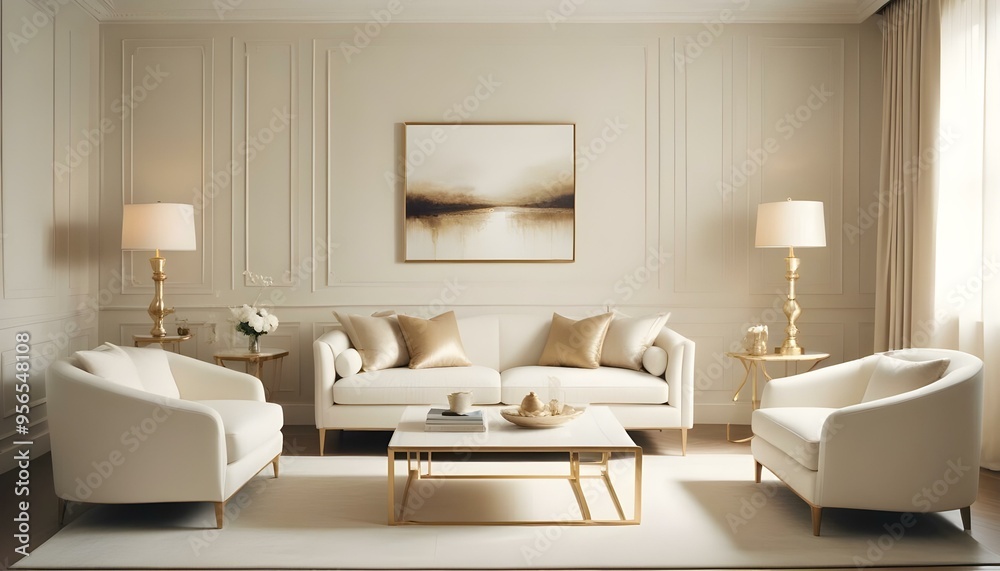 Photo interior modern design room 3d illustration Photo interior modern design room 3d illustration