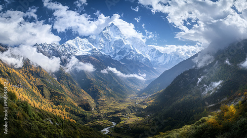 view of the mountains