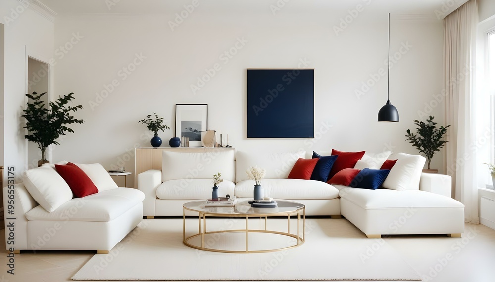 Photo interior modern design room 3d illustration Photo interior modern design room 3d illustration