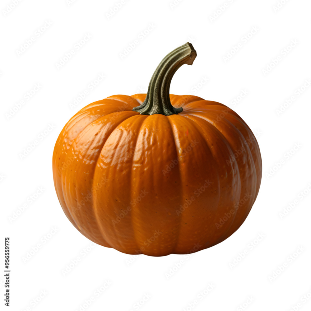 Two pumpkin isolated on a transparent background. Ai generative Two pumpkin isolated on a transparent background. Ai generative