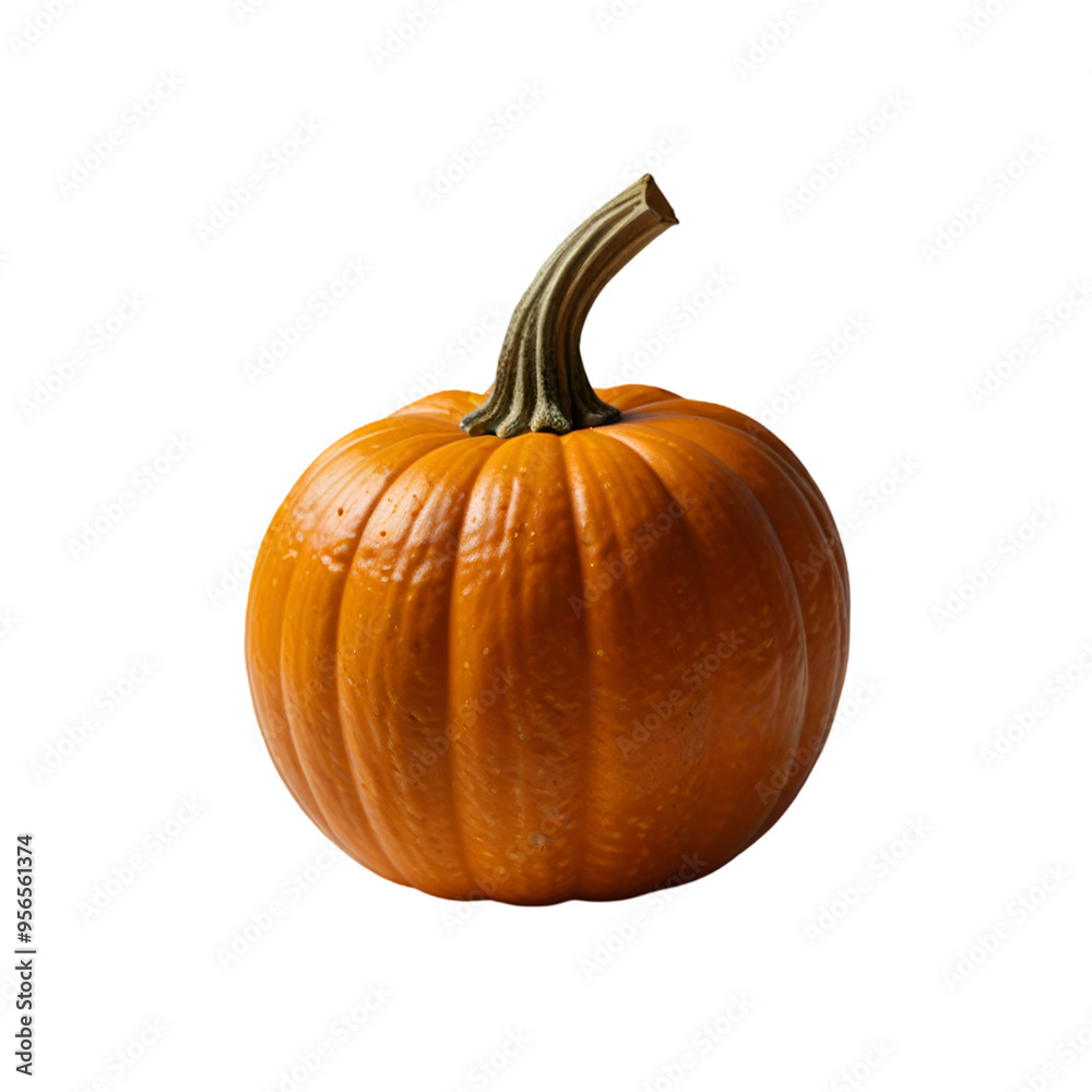Two pumpkin isolated on a transparent background. Ai generative Two pumpkin isolated on a transparent background. Ai generative