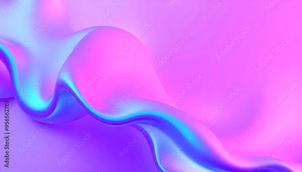 3D purple and blue gradient hologram background with shiny texture purple and blue fluid shapes colorful background 3D purple and blue gradient hologram background with shiny texture purple and blue fluid shapes colorful background