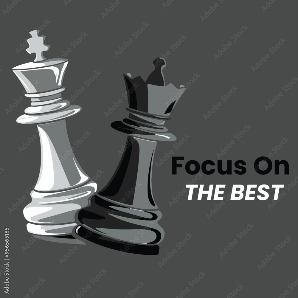 Chess motivational tee shirt design. Motivation and inspirational quote. Clothing shirt, apparel and other uses Vector print, typography, poster.