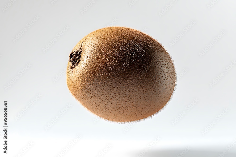 Fresh green kiwi fruit isolated on white background, perfect for healthy eating Fresh green kiwi fruit isolated on white background, perfect for healthy eating