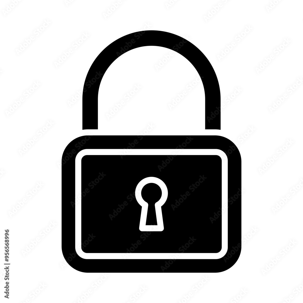 Lock glyph icon Lock glyph icon