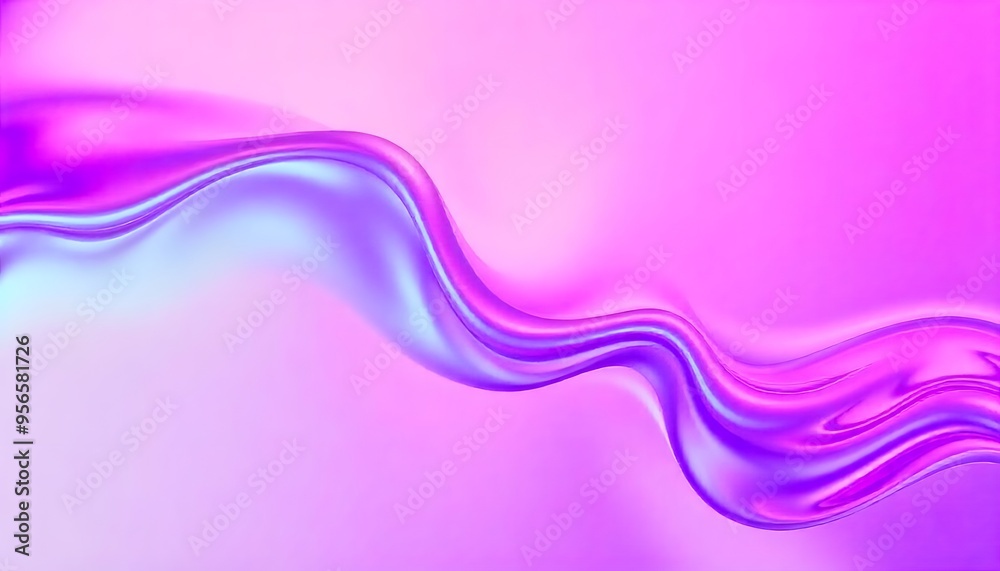 Colorful abstract background made of holographic metal foil. fluid shapes in shades of pink, purple, and blue, liquid metal, foil, wavy with shiny texture. Colorful abstract background made of holographic metal foil. fluid shapes in shades of pink, purple, and blue, liquid metal, foil, wavy with shiny texture.