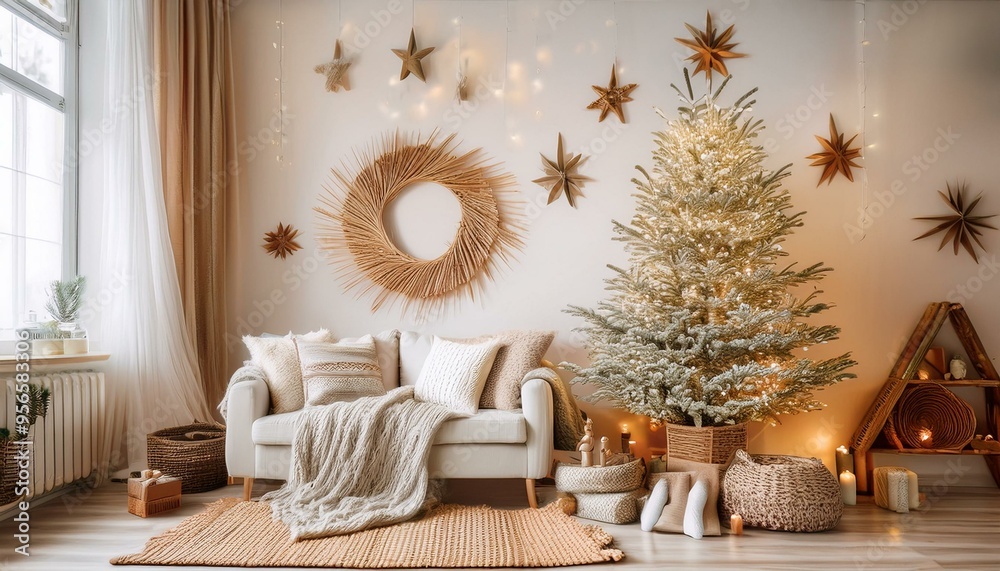 Scandinavian-Inspired Christmas in White and Wood
Imagine a serene and stylish Scandinavian-inspired Christmas scene, where simplicity and natural beauty take center stage. Scandinavian-Inspired Christmas in White and Wood
Imagine a serene and stylish Scandinavian-inspired Christmas scene, where simplicity and natural beauty take center stage.