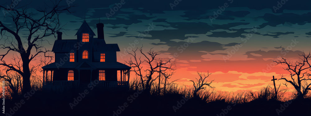 Happy Halloween background happy pumpkin party poster Happy Halloween background happy pumpkin party poster