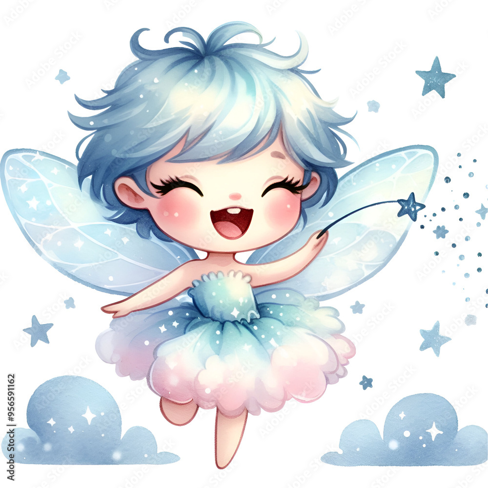 Cute Fairy Watercolor Cute Fairy Watercolor
