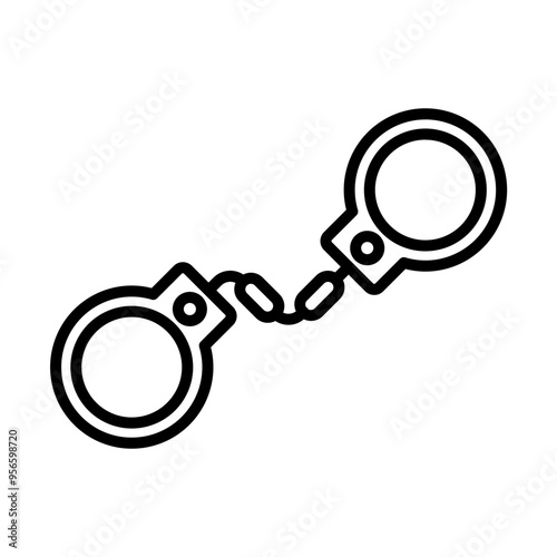 Immigration Detention line icon