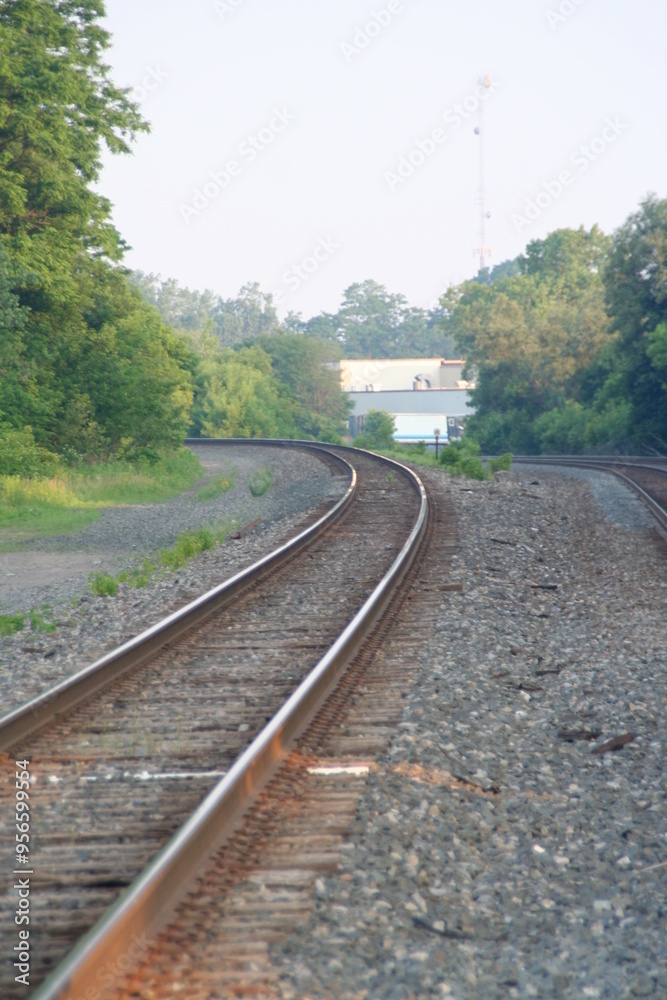 Fototapeta premium train track to nowhere