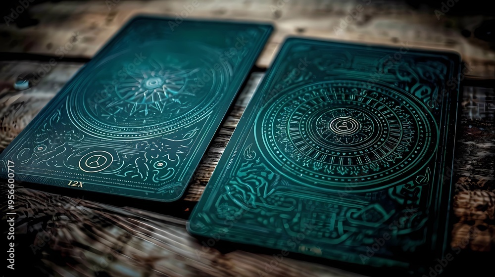 Fototapeta premium tarot cards 