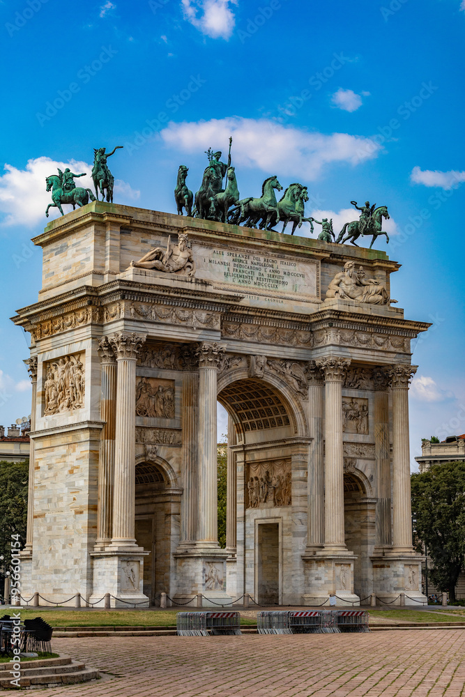 Obraz premium Arco della Pace, Milan, Italy