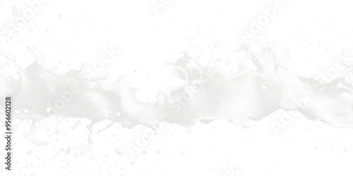 white soap foam splash isolated on white or transparent png photo