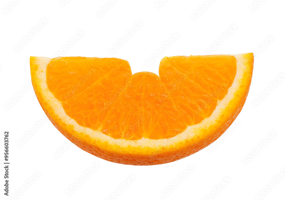 Sliced Orange fruit isolated on white background. Sliced Orange fruit isolated on white background.