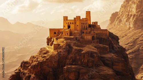 The Mountain Shrine of Al Khutayb, Yemen. photo