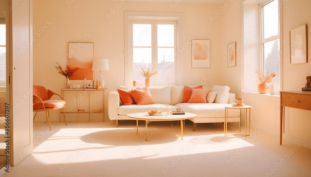Photo interior modern design room 3d illustration Photo interior modern design room 3d illustration