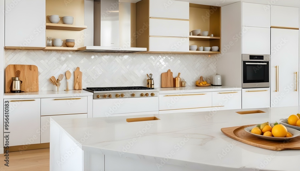 Fototapeta premium Photo interior modern design room 3d illustration