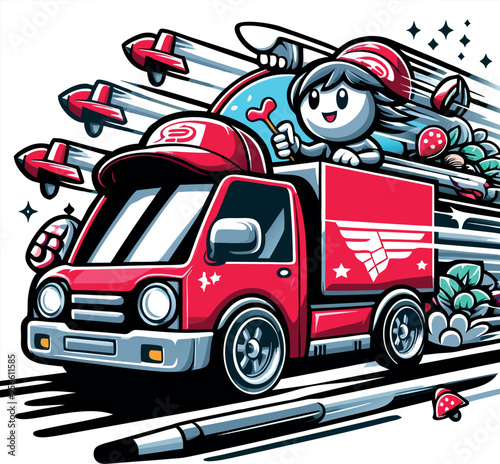 super fast delivery car