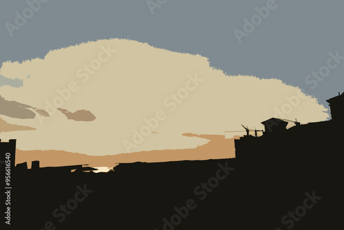 art sky background wallpaper design