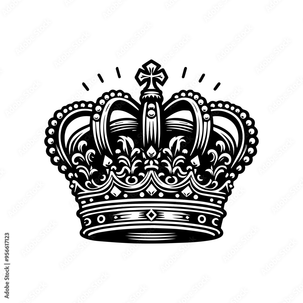 crown logo design, crown vector icon