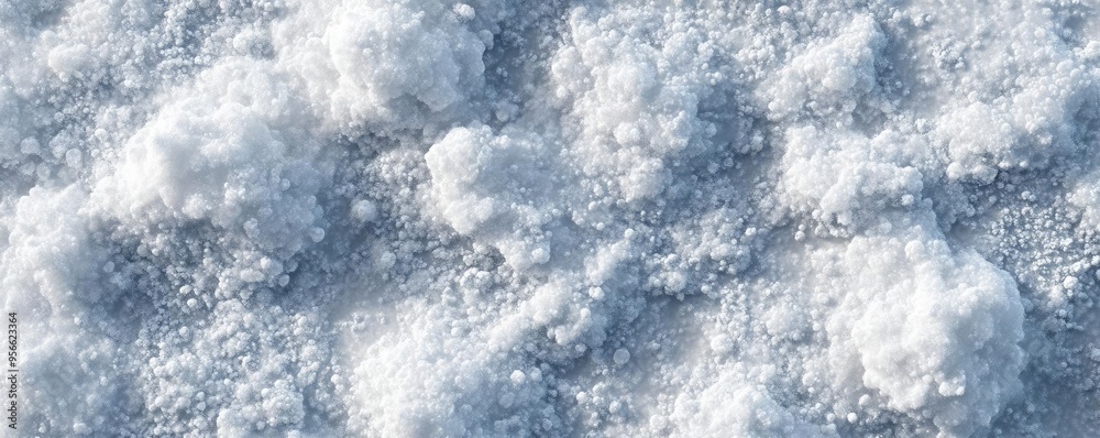 Powdery snow texture, with light granules, compacted areas, and a soft, cold feel, 3D texture Powdery snow texture, with light granules, compacted areas, and a soft, cold feel, 3D texture
