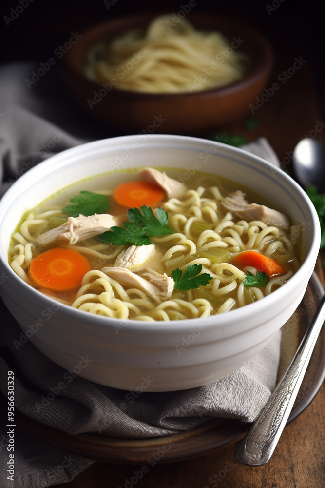 Chicken noodles soup generative AI Chicken noodles soup generative AI