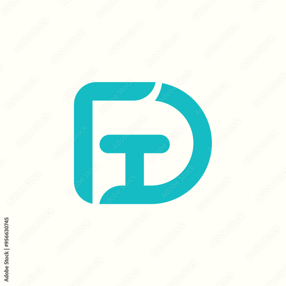 FD and DF Logo Design Concept FD and DF Logo Design Concept