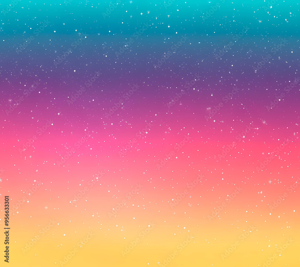 Horizontal gradient background with stars Horizontal gradient background with stars