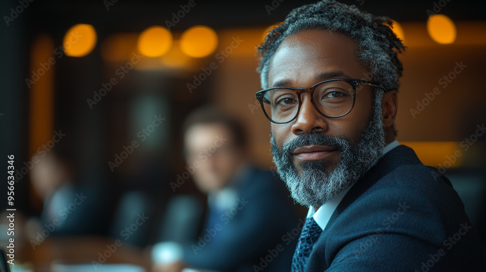 Obraz premium Professional Business Meetings, Modern Corporate Negotiations, Team Collaboration Backgrounds