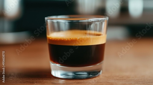 Espresso in a glass.