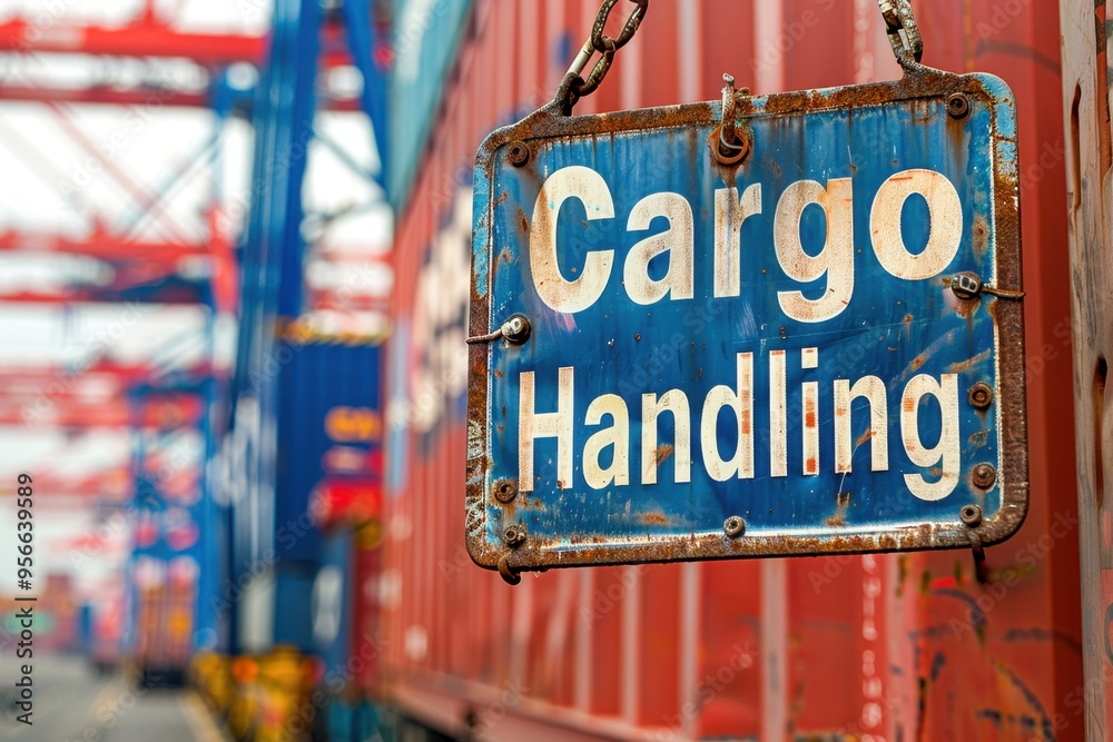 Obraz premium A durable sign displaying