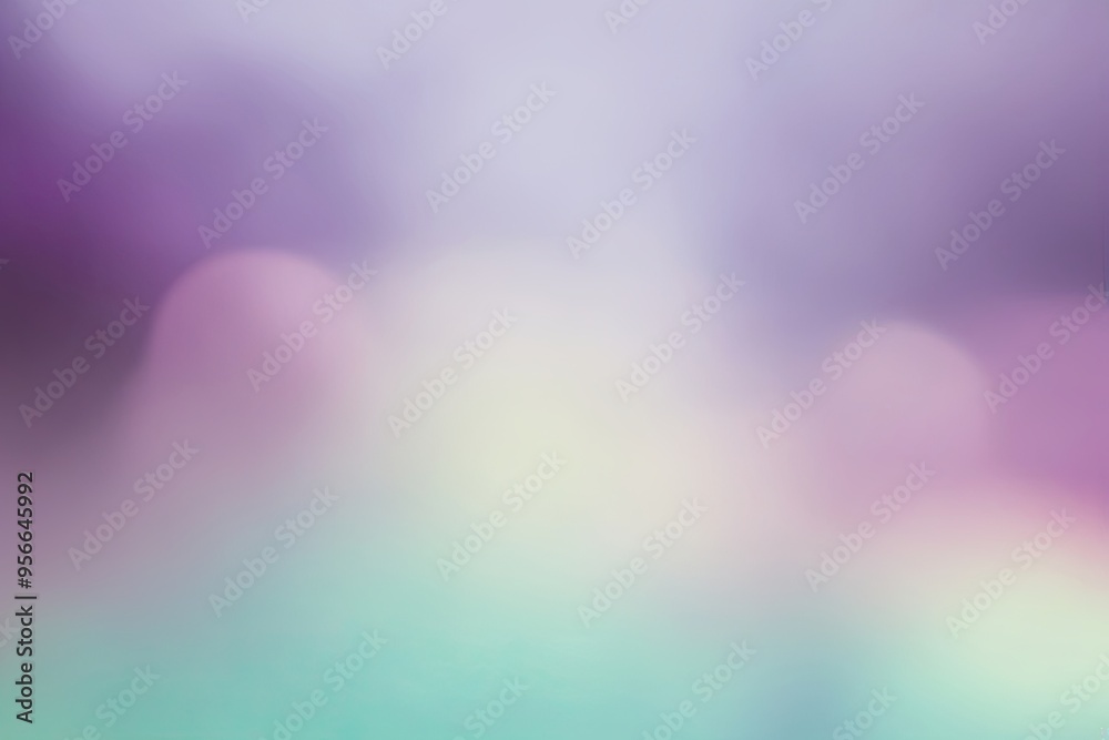 Dreamy Hazy Background in Violet and Mint Gradient with a Chic Flat Style Dreamy Hazy Background in Violet and Mint Gradient with a Chic Flat Style