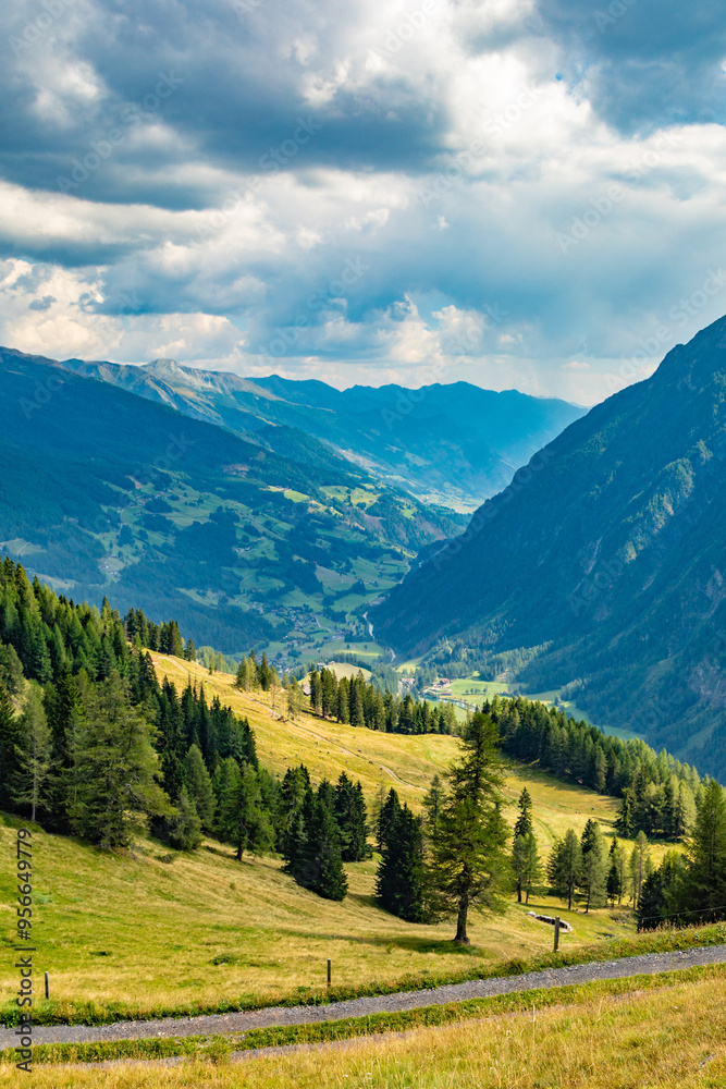 Austrian Alps. View from the Grosslockner highway Austrian Alps. View from the Grosslockner highway