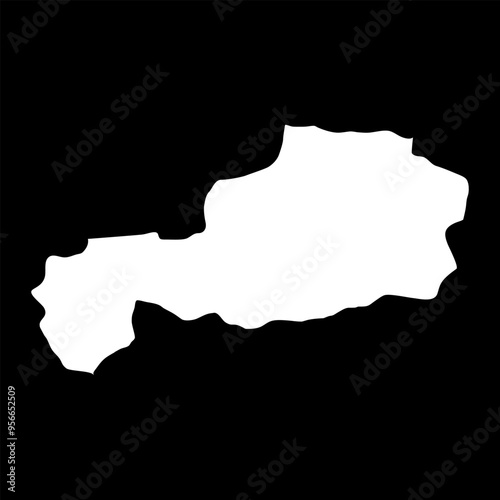 Bolu province map, administrative divisions of Turkey. Vector illustration.