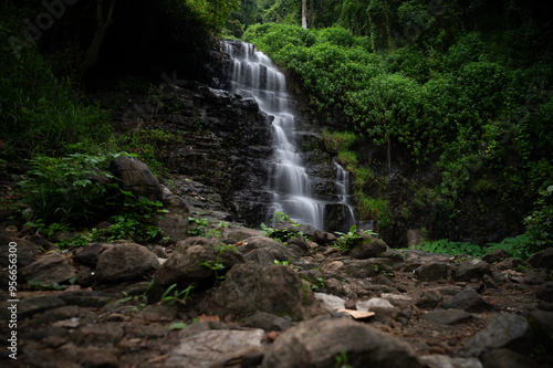 A beautiful water fall inside forest from Kerala , Paloor Kota water fall. 
