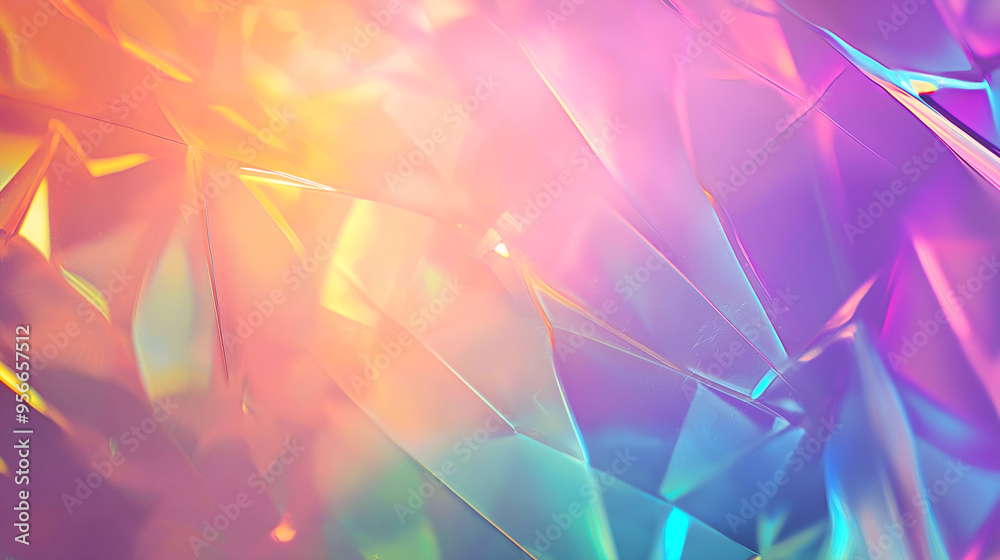 Texture of broken glass of different shapes with bright light and rays. Dynamic abstract background. Texture of broken glass of different shapes with bright light and rays. Dynamic abstract background.
