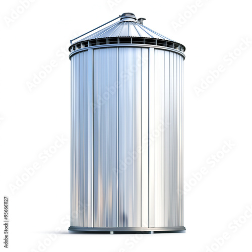 Grain Bin Isolated