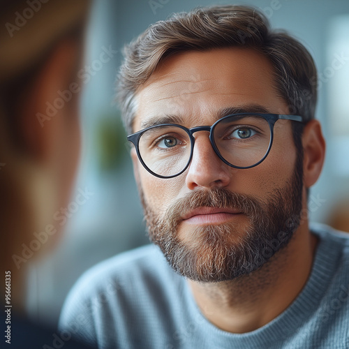 brille, gesicht, guy, leute, person, fotogen, junge, mann, junge, bart, lächelnd, lächeln, 1, anschauen, ausserhalb, leger, leitbild, mann, ernst, haar, close up, lebensstil, kopf, close up, schönheit