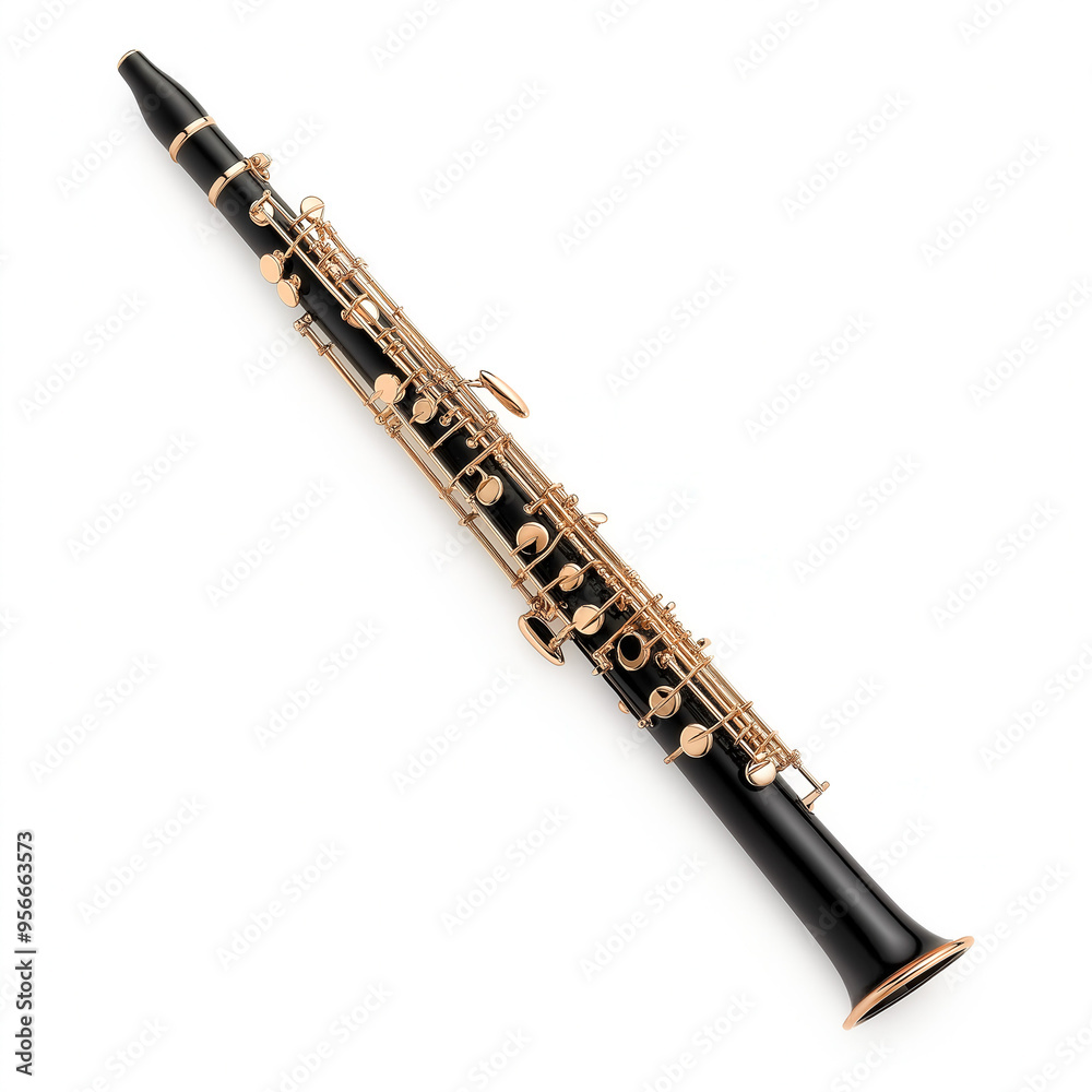 Fototapeta premium Oboe Isolated