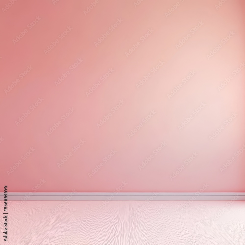 Minimalist Pink Wall and White Floor Room Interior Design Background Minimalist Pink Wall and White Floor Room Interior Design Background