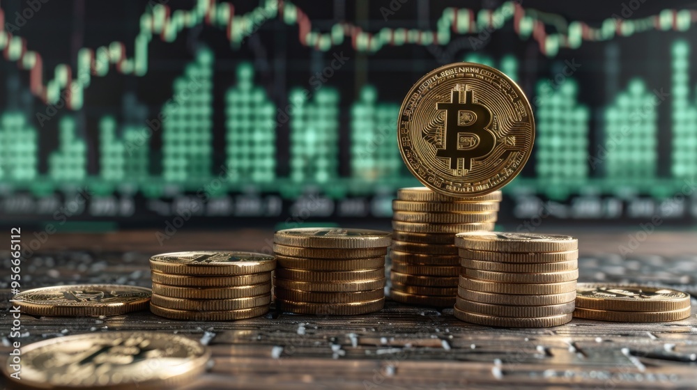 Bitcoin Cryptocurrency Stacks and Charts Bitcoin Cryptocurrency Stacks and Charts