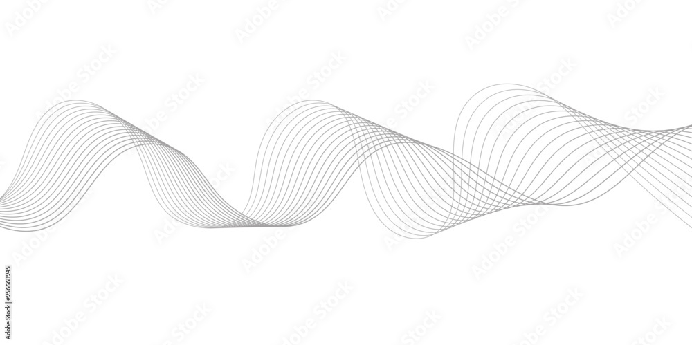 Abstract wave blend lines on transparent background. Design for banner, wallpaper, background and many more. Undulate Grey Wave Swirl, frequency sound wave, twisted curve lines with blend effect.
Abstract wave blend lines on transparent background. Design for banner, wallpaper, background and many more. Undulate Grey Wave Swirl, frequency sound wave, twisted curve lines with blend effect.